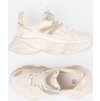 Světle béžové dámské sneakersy na hrubé podrážce