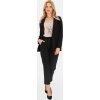 Černé dámské sako s viskózou