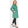 Zelený  dámský dvouřadý kabát