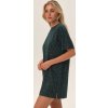 Tmavě zelená bavlněná noční košile Henderson Ladies Febe