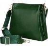 Peterson Tmavě zelená elegantní crossbody taška