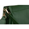 Peterson Tmavě zelená elegantní crossbody taška