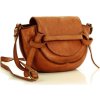 Marco Mazzini camel kožená crossbody kabelka