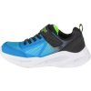 Modro-černé chlapecké svítící tenisky Skechers Meteor-Lights - Krendox