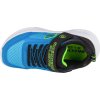 Modro-černé chlapecké svítící tenisky Skechers Meteor-Lights - Krendox