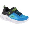 Modro-černé chlapecké svítící tenisky Skechers Meteor-Lights - Krendox (Velikost 27)