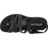 Černé dámské sportovní sandály Skechers Reggae Slim - Meadow Grazer