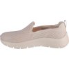 Pudrové dámské slip-on tenisky Skechers Go Walk Flex - Ocean Sunset (Velikost 37)