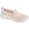 Pudrové dámské slip-on tenisky Skechers Go Walk Flex - Ocean Sunset (Velikost 37)