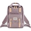 Himawari Světle fialový stylový dámský batoh s přihrádkou na notebook