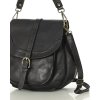 MARCO MAZZINI Černá dámská vintage retro kabelka přes rameno