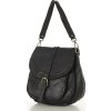 MARCO MAZZINI Černá dámská vintage retro kabelka přes rameno