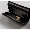 Rovicky černá hladká malá peněženka V305