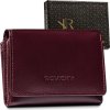 Rovicky vínová hladká malá peněženka V306 (Velikost ONE SIZE)