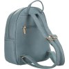 Peterson Módní modrý prošívaný dámský batoh se zlatým kováním
