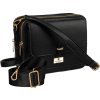 Peterson Černá dámská crossbody kabelka se dvěma popruhy
