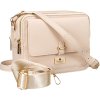 Peterson Béžová dámská crossbody kabelka se dvěma popruhy