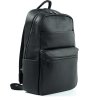 Černý kožený batoh JASPER (Velikost ONE SIZE)