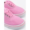 Světle růžové dětské plátěné tenisky