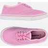 Světle růžové dětské plátěné tenisky