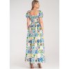 Dámské letní vzorované maxi šaty