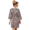 Krátký dámský župan Donna Sheila se zvířecím potiskem