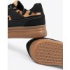 Černé dámské sneakersy s leopardími vsadkami