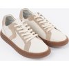 Bílo-béžové dámské kožené sneakersy Sergio Leone