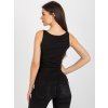 (Vel. M/L) Černý dámský top s výstřihem