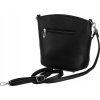 David Jones Černá crossbody kabelka se zipy