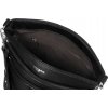 David Jones Černá crossbody kabelka se zipy