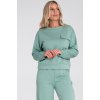 Mint dámská viskózová mikina s kapsou na hrudi