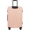 Pudrový velký cestovní kufr WINGS SWAN