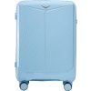 Světle modrá sada 3 cestovních kufrů WINGS COCKATIEL