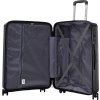 Černá sada 3 cestovních kufrů WINGS COCKATIEL
