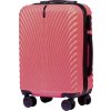 Růžový kabinový kufr 55x40x20 WINGS SWAN