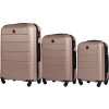 Champagne sada 3 cestovních kufrů WINGS GANNET