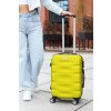 Peterson Žlutý středně velký cestovní kufr AMSTERDAM