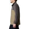 Khaki pánská fleecová mikina Columbia Steens Mountain Half Zip Fleece (Velikost L)