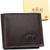 Always Wild Tmavě hnědá kožená peněženka A138
