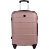Rosegold středně velký cestovní kufr WINGS GANNET