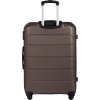 Tmavě hnědý velký cestovní kufr WINGS GANNET