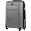 Metalicky šedý velký cestovní kufr WINGS GANNET