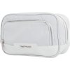 Světle šedá cestovní kosmetická taštička