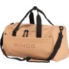 Meruňková cestovní koženková taška WINGS STORK