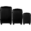 Černá sada cestovních kufrů