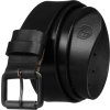 Peterson Černý pánský kožený opasek s klasickou sponou
