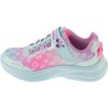 Mintovo-růžové dětské třpytivé tenisky Skechers Power Jams 2.0
