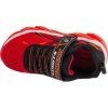 Černo-červené dětské svítící tenisky Skechers Mega-Surge 2.0