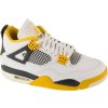 Bílo-žluté pánské tenisky Air Jordan 4 Retro